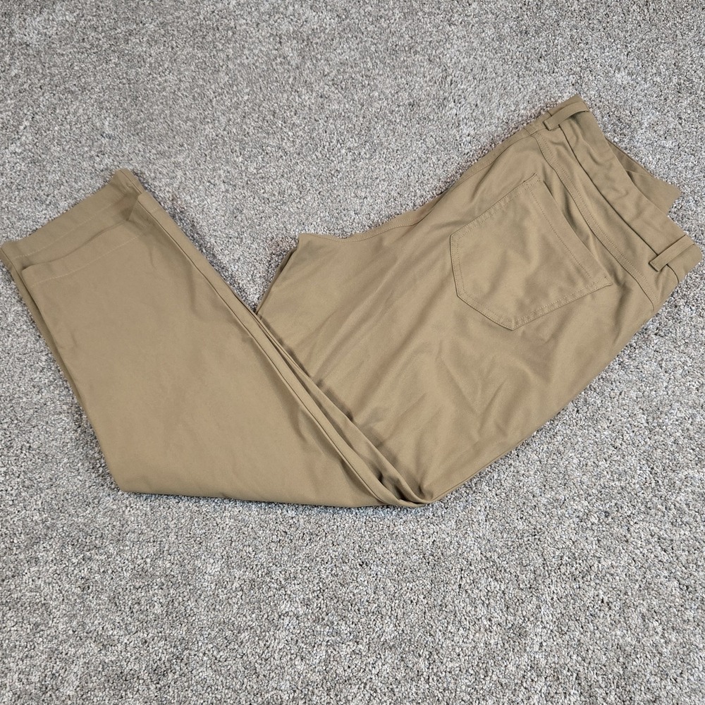 VRST Limitless Pants Men 36X30 (34X27) Tan Athletic Performance 5 Pocket Stretch